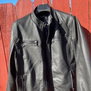Faux Leather Jacket